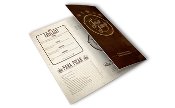  ementa menu laminada